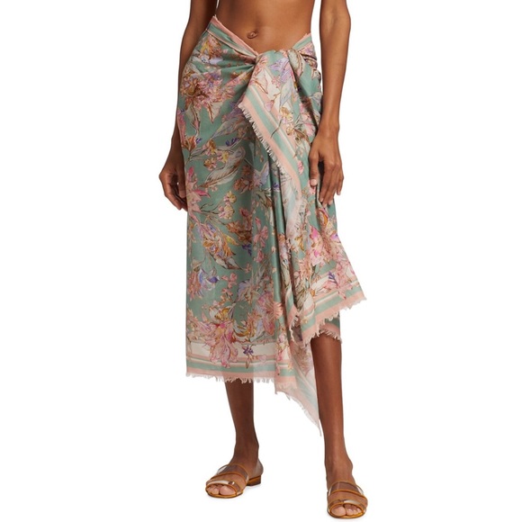 Zimmermann Other - Zimmermann Fringed Sage Pareo 𑁍